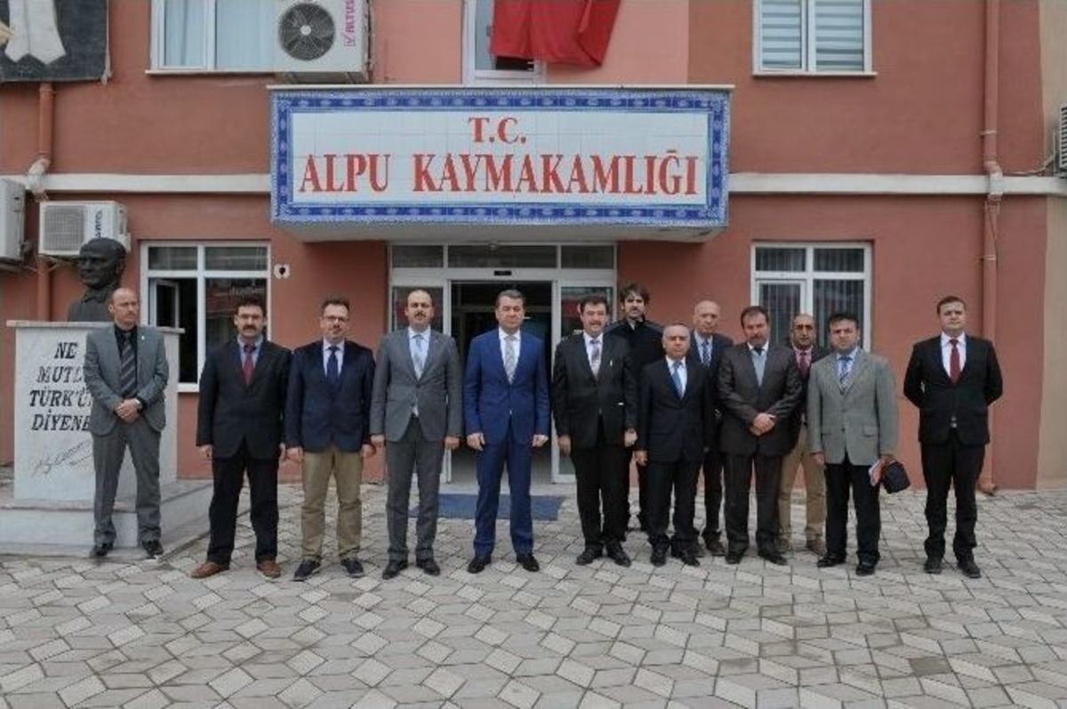 Vali Azmi &Ccedil;elik, Alpu İl&ccedil;esine Ziyaret Etti