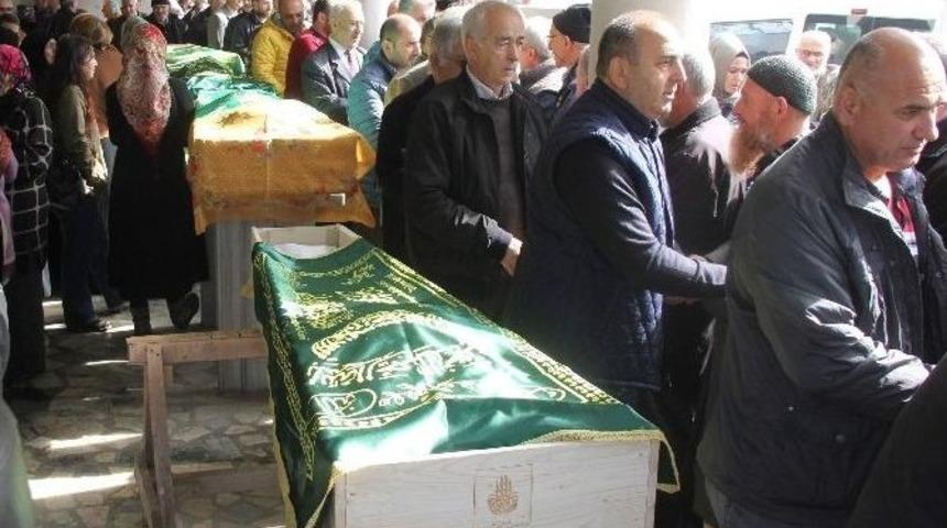 Heyelanda Hayatlarını Kaybeden Doğan &Ccedil;ifti Son Yolculuklarına Uğurlandı