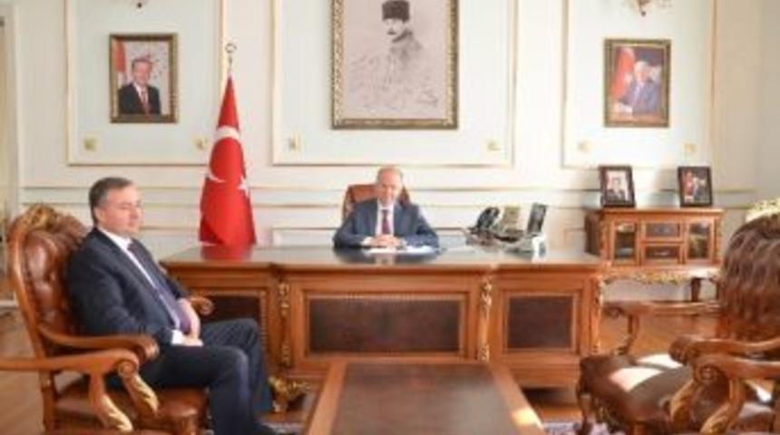Teksif Şube Başkanı Bozan&rsquo;dan Vali Ceylan&rsquo;a Ziyaret