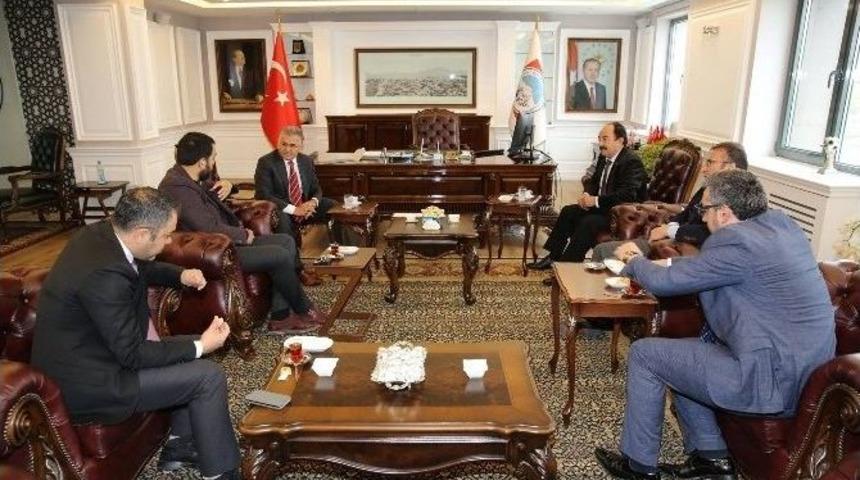 M&uuml;siad Kayseri Şubesi Y&ouml;netim Kurulu &Uuml;yelerinin Melikgazi Ziyareti