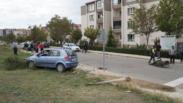 Lise M&uuml;d&uuml;r&uuml;n&uuml;n &Ccedil;arptığı Motosikletli Gen&ccedil; &Ouml;ld&uuml; 1