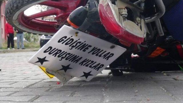 Lise M&uuml;d&uuml;r&uuml;n&uuml;n &Ccedil;arptığı Motosikletli Gen&ccedil; &Ouml;ld&uuml; 3