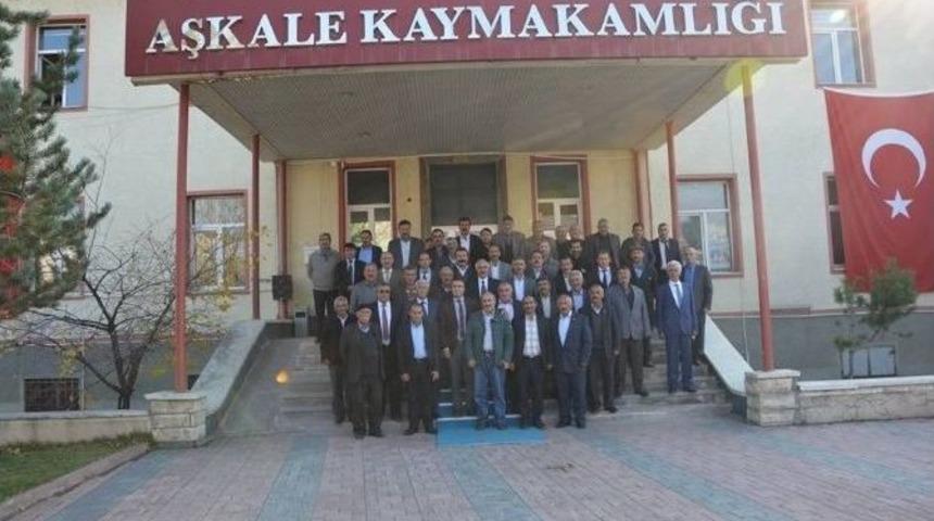 Aşkale&rsquo;de Muhtarlar G&uuml;n&uuml; Programı