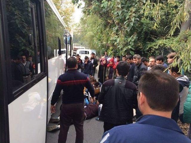 Minib&uuml;s&uuml;n &Ccedil;arptığı Yaşlı Adam Yaralandı 1