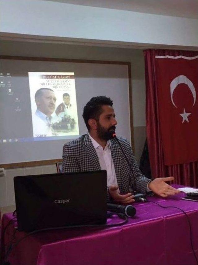 Çamardı Şehit Muttalip Soylu Anadolu İmam Hatip Lisesinde Muhteşem Konferans