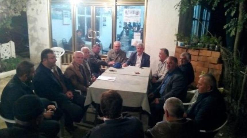 Ak Parti L&uuml;leburgaz Y&ouml;netiminden K&ouml;y Ziyaretleri