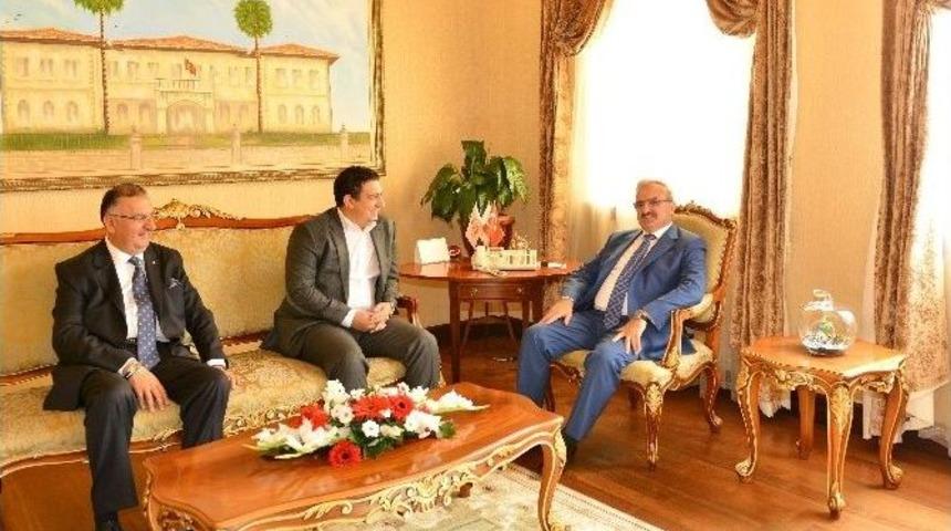 Antalyaspor Y&ouml;netiminden Vali Karaloğlu&rsquo;na Ziyaret