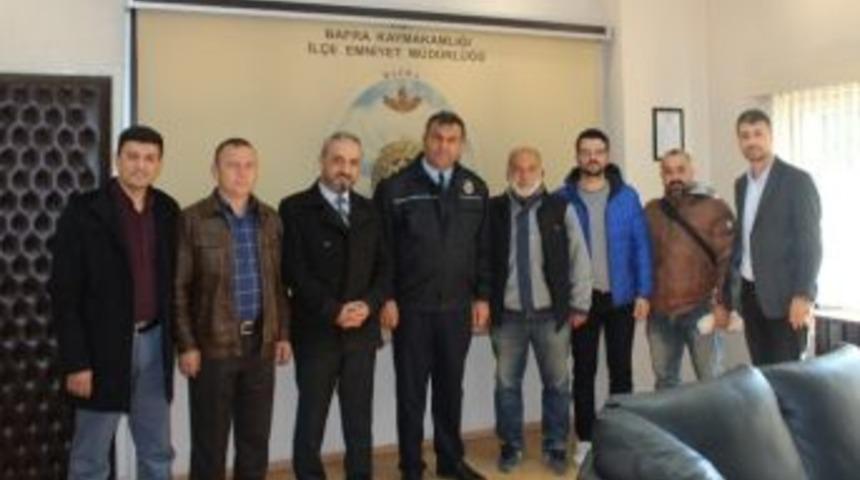 Bafra&rsquo;da Cemiyetten M&uuml;d&uuml;re Taziye Ziyareti