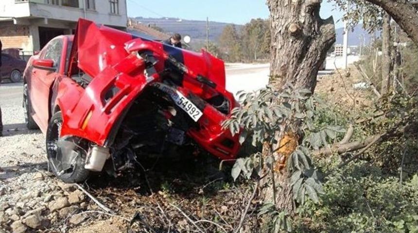 D&uuml;zce&rsquo;de Trafik Kazası: 1 Yaralı