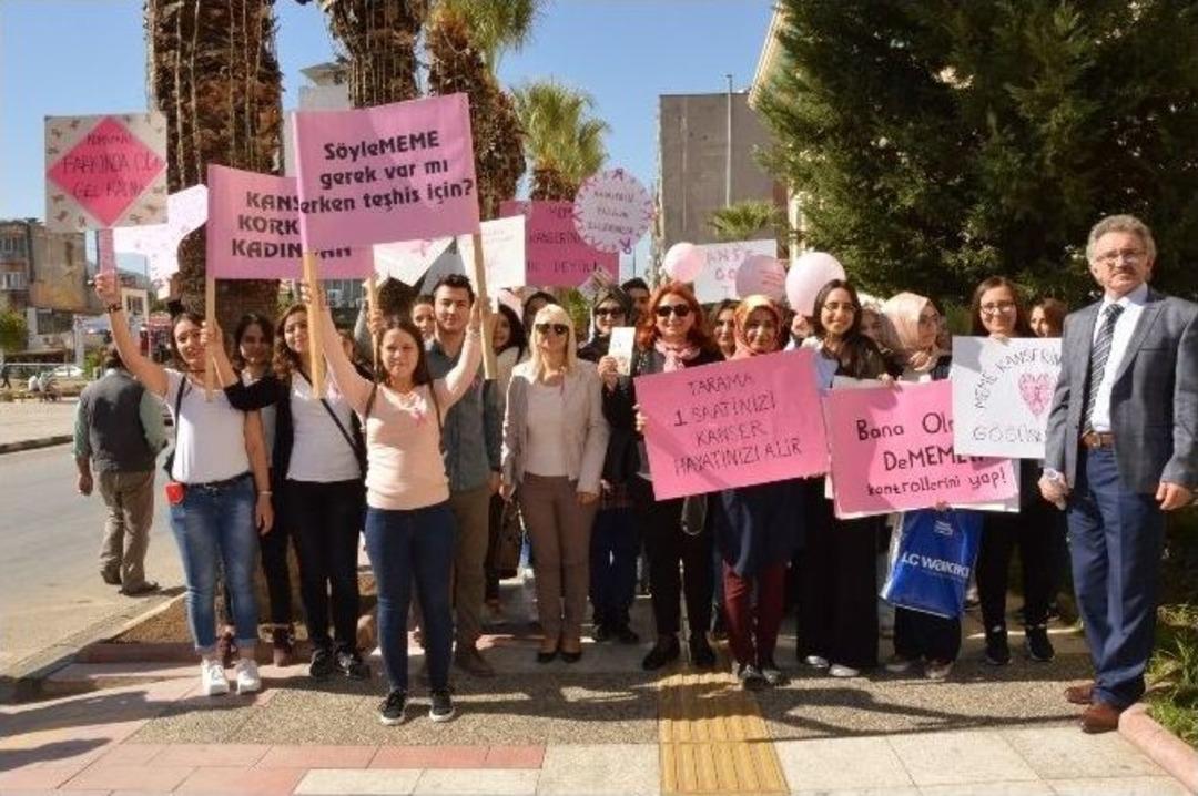 Meme Kanserine Dikkat &Ccedil;ekmek İ&ccedil;in Y&uuml;r&uuml;d&uuml;ler