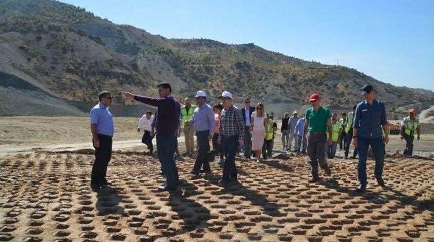 Dsi Yetkililerinden &Ccedil;etintepe Barajında İnceleme