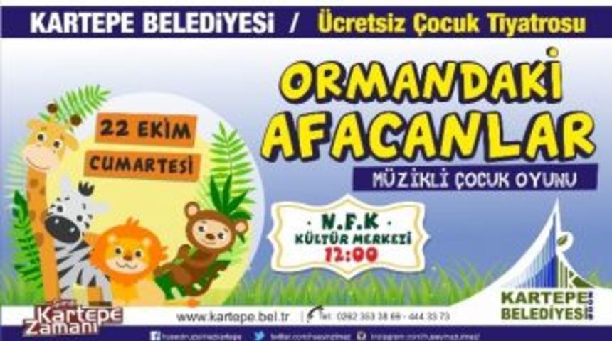 Kartepe&rsquo;de &Ccedil;ocuklar Tiyatro İle Buluşuyor