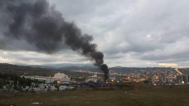 Samsun&rsquo;da Korkutan Yangın 1