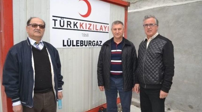 T&uuml;rk Kızılayı L&uuml;leburgaz Şubesi&rsquo;ne &Ccedil;ok Ama&ccedil;lı Konteyner