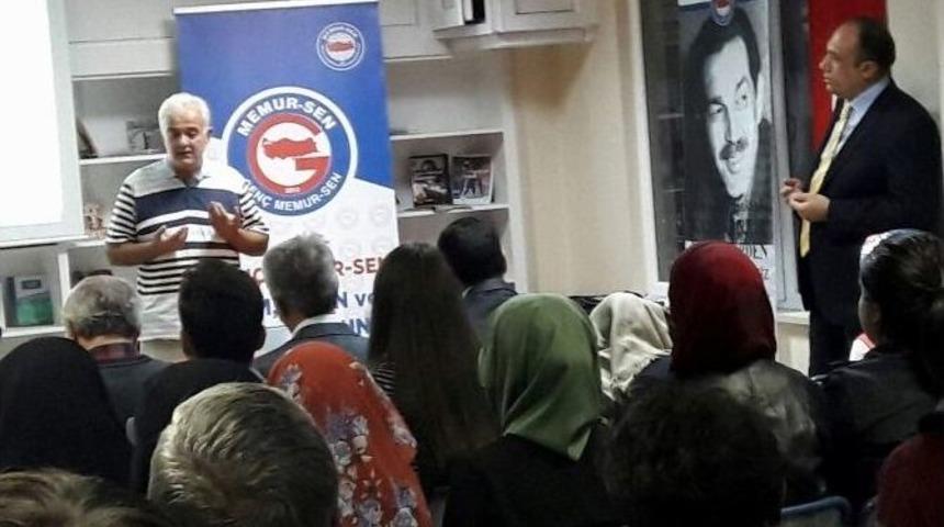 Aydın Gen&ccedil; Memur-sen Bilge Lider Aliya İzzetbegovi&ccedil;&rsquo;i Andı