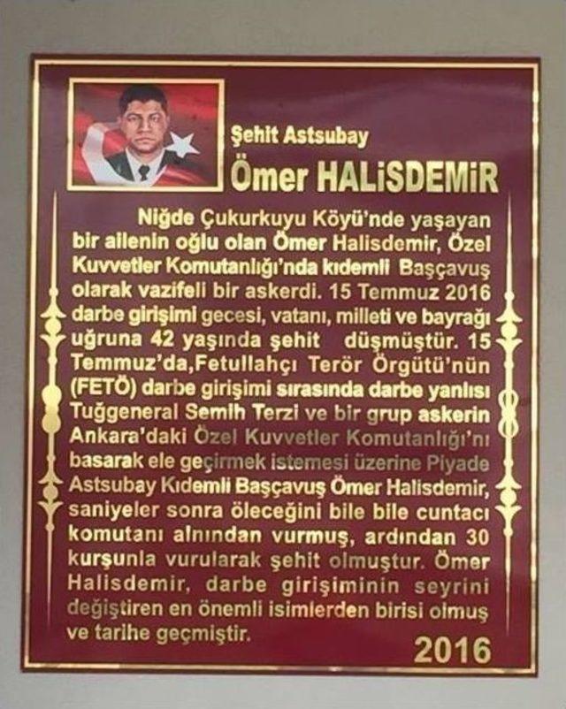 Yaptığı Binaya Halisdemir&rsquo;in İsmini Verdi 1