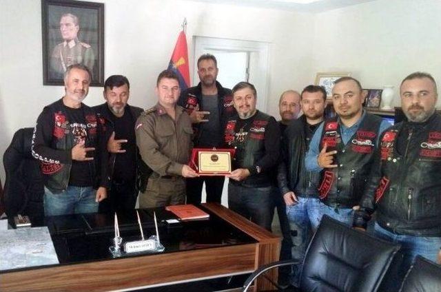 Salihli Türk Chopper Motosiklet Kulübü’nden Ziyaret Turu