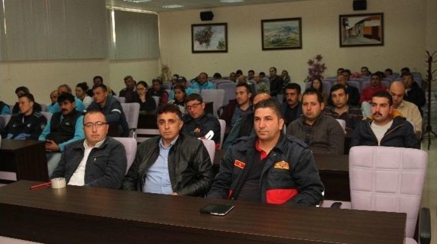 B&uuml;y&uuml;kşehirin Kula&rsquo;daki Personeline İş G&uuml;venliği Eğitimi Verildi