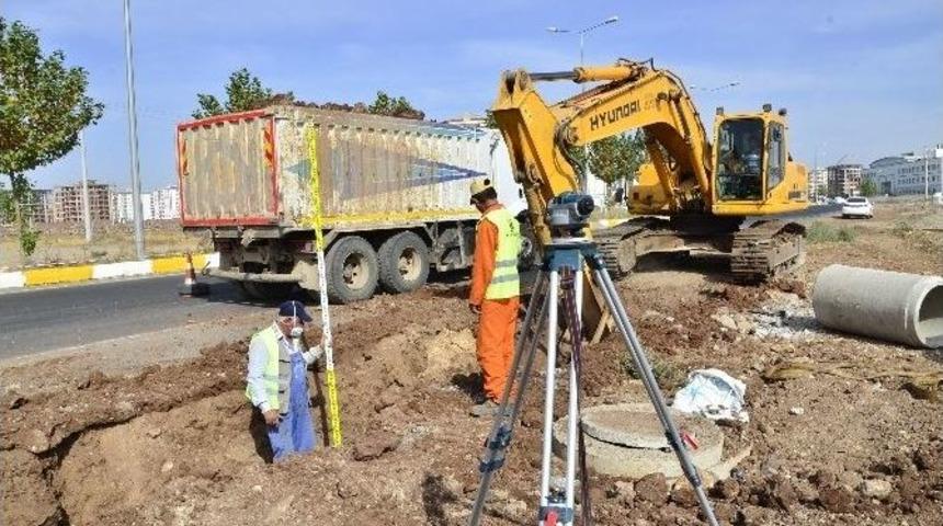 Bağlar&rsquo;da Kısmi Yağmursuyu Şebekesi D&ouml;şeniyor