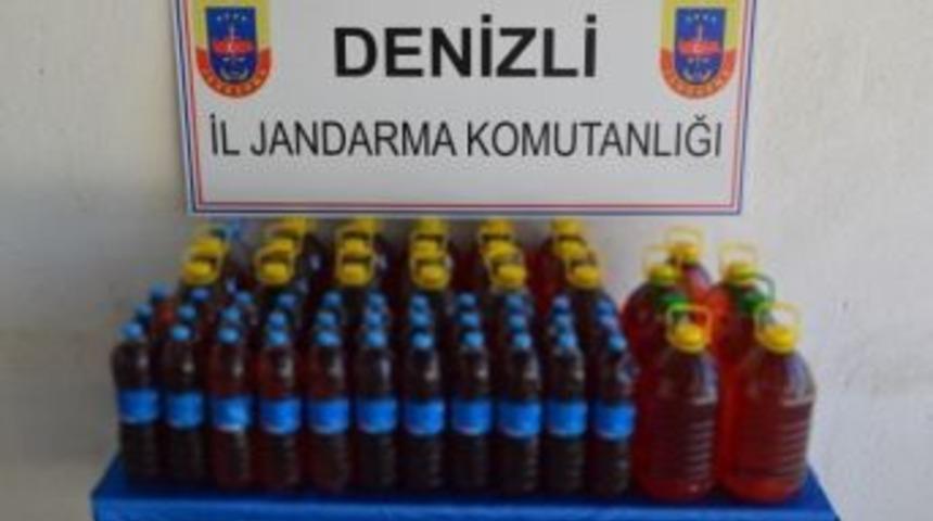 Denizli&rsquo;de 106 Litre Ka&ccedil;ak Şarap Ele Ge&ccedil;irildi