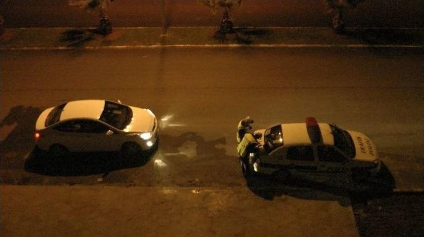 Ak&ccedil;akoca&rsquo;da Trafik Denetimleri S&uuml;r&uuml;yor