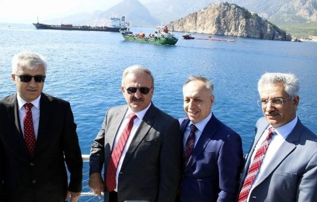 Antalya Limanı&rsquo;nda Kirlilik Tatbikatı