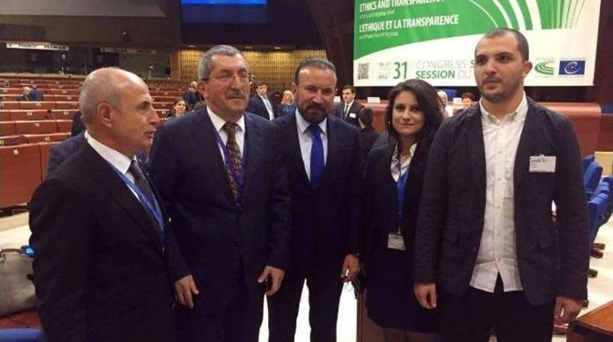 Başkan Vergili, Avrupa Yerel Yönetimler Parlamentosu’nda Konuştu