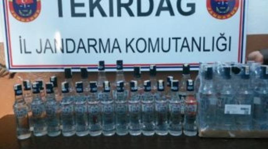 36 Şişe Sahte Rakı Ele Ge&ccedil;irildi