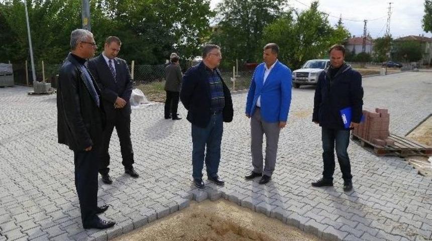 Kırklareli&rsquo;nde Parke Taşı D&ouml;şeme &Ccedil;alışmaları