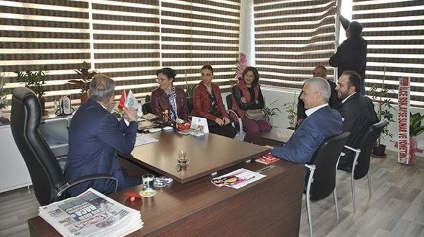 Chp Saruhanlı İl&ccedil;e Teşkilatından Maski&rsquo;ye Ziyaret