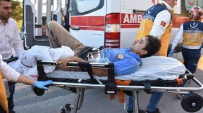 Buğday Eleme Makinesi Ayağını Kopardı