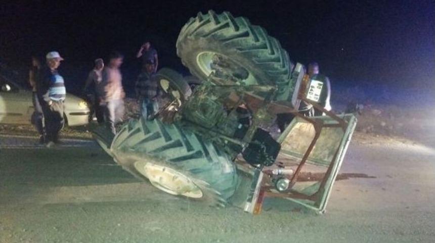 Kozan&rsquo;da Trakt&ouml;r Takla Attı: 1 Yaralı