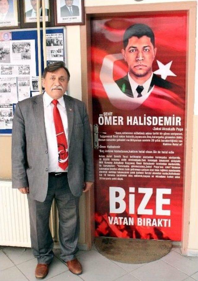 Şehit Ömer Halisdemir, İlkokulda Ölümsüzleşti