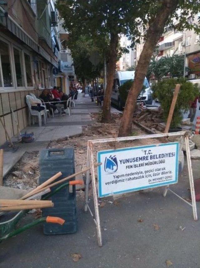 Yunusemre’de Parke Taşı Çalışmaları Hız Kesmiyor