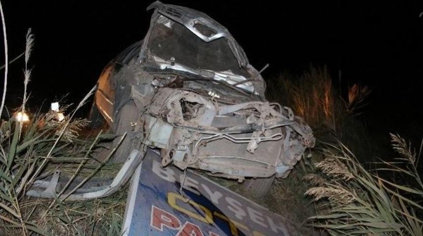 Otomobil Takla Attı:1 &Ouml;l&uuml;, 1 Yaralı