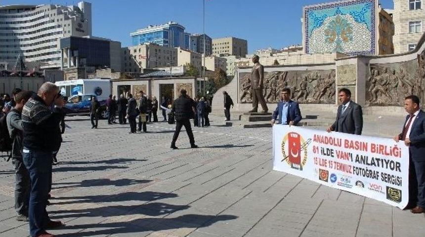 Vanlı Gazeteciler Kayseri&rsquo;de 15 Temmuz&rsquo;u Anlattı