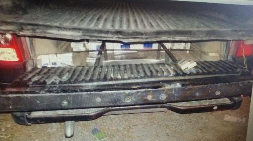 Aracın Zulasından 3 Bin 750 Paket Ka&ccedil;ak Sigara &Ccedil;ıktı