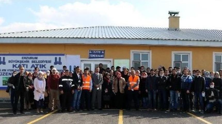 &Ccedil;evre M&uuml;hendisleri Katı Atık Tesisini Gezdi