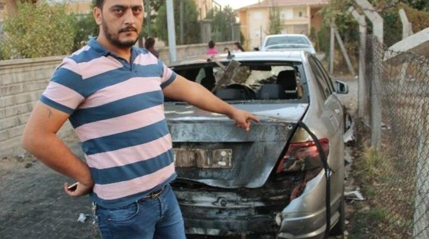 L&uuml;ks Aracı Hem Kurşunladılar Hem De Kundakladılar