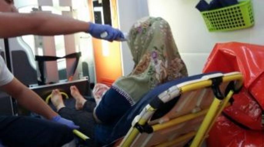 Akrebin Soktuğu Kadın Hastaneye Kaldırıldı