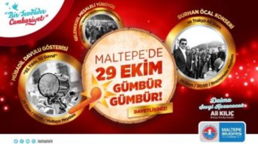 Maltepe&rsquo;de Cumhuriyet Bayramı 93 Davullu Y&uuml;r&uuml;y&uuml;ş İle Kutlanacak