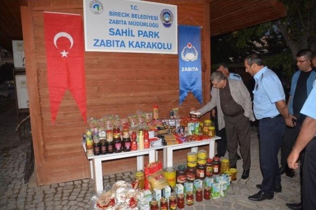 Birecik&rsquo;te Sağlıksız Gıdalar İmha Edildi