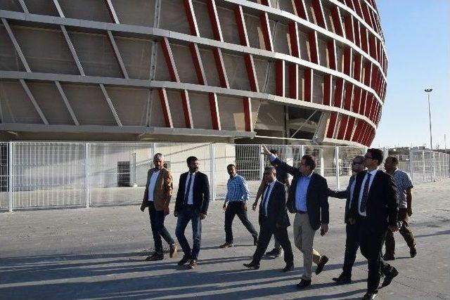 Dursun T&uuml;rk Gaziantep Arena&rsquo;yı İnceledi 2