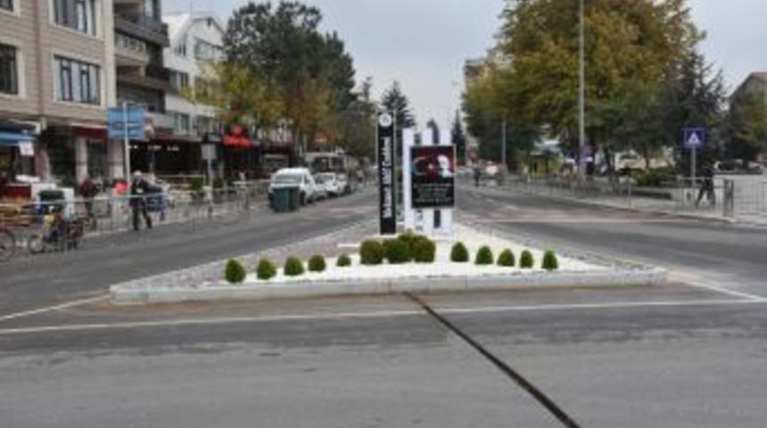 D&uuml;zce&rsquo;de Caddelerde Peyzaj &Ccedil;alışmaları