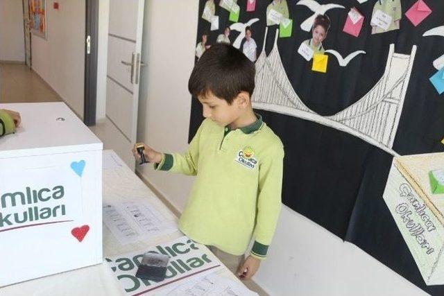 Özel Malatya Çamlıca Okullarında Seçim Heyecanı