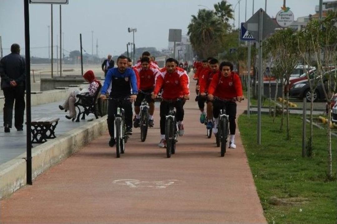 Samsunspor Sahilde Bisiklet S&uuml;rd&uuml;