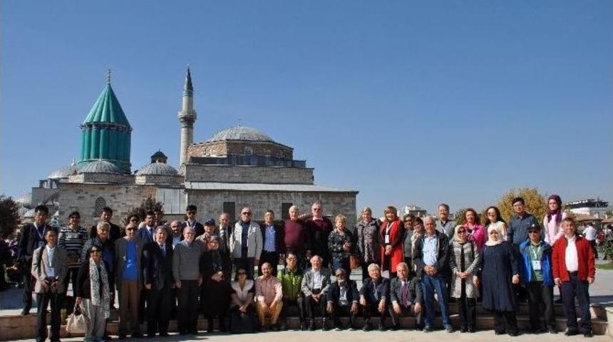 Konya, T&uuml;ba İle Asya Bilim Akademileri Ve Toplulukları Birliği Heyetini Ağırladı