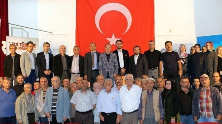 &ldquo;15 Temmuz Demokrasi M&uuml;cadelesi" Akseki&rsquo;de Konuşuldu
