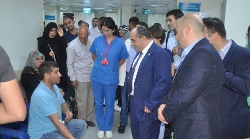 Sağlık M&uuml;d&uuml;r&uuml; Dr. &Ouml;zer Hastaneleri Denetledi