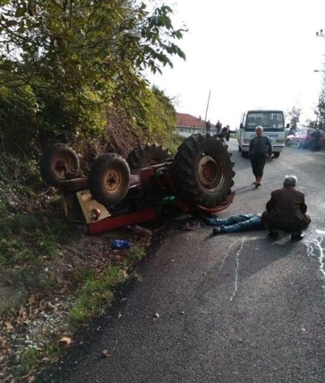 Zonguldak’ta Traktör Kazası: 1 Yaralı
